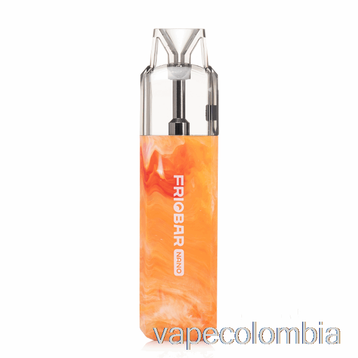 Kit Completo De Vapeo Freemax Friobar Nano Sistema De Cápsulas Desechables Naranja